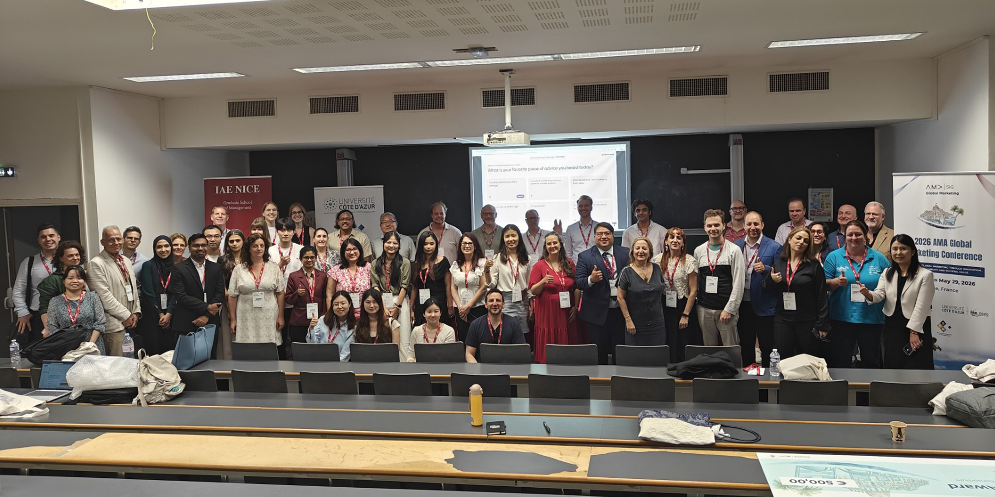2026 Doctoral Consortium group photo — Nice, France